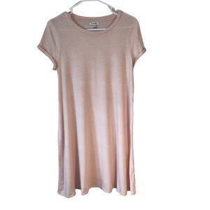 Women’s Size M Love Fire pink/white striped dress